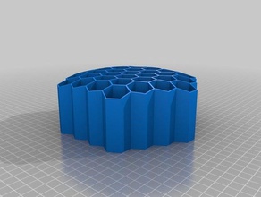 honeycomb pen pencil holder organization customized 3d print model - Mito3D