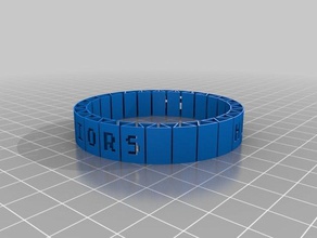 hunt high school wilson nc bracelets customized 3d print model - Mito3D