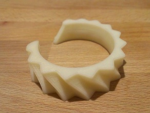 lissée bracelet bracelets 3d print model - Mito3D