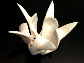 egg flower sculptures meshlab remeshing 3d print model - Mito3D
