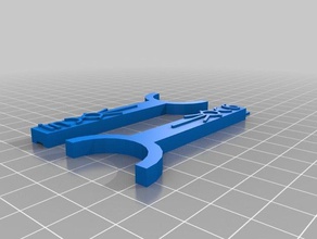 wargame 6in bastone di misura - spazio ankh giocattolo & accessori gioco misurare in miniatura warhammer 3d print model - Mito3D