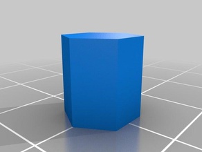 hexagone les conteneurs personnalisé 3d print model - Mito3D