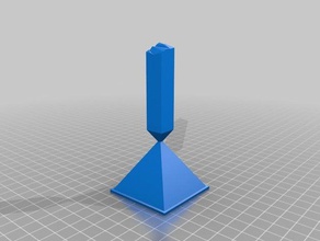 barnett newmans broken obelisk durchsucht Replikate moma sculture 3d print model - Mito3D