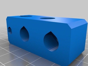 heavy base prusa i3 ycorner 3d printer parts easy print radus reprap y-corner y corner 3d print model - Mito3D