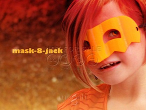 maschera-8-jack il costume di halloween jack-o-lantern la maschera 3d print model - Mito3D