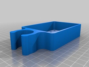 bac à douche 20mm bar la salle de bains 3d print model - Mito3D