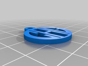 meine kundenspezifische Monogramm-Anhänger Schmuck kundengebundene 3d print model - Mito3D