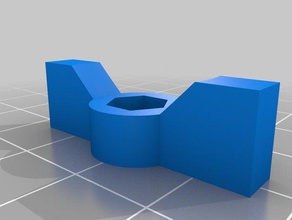 papillon hexagonale bouchon à vis outils le 3d print model - Mito3D