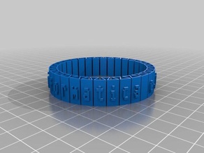 eteknoloji bracelete bilezik özelleştirilmiş 3d print model - Mito3D
