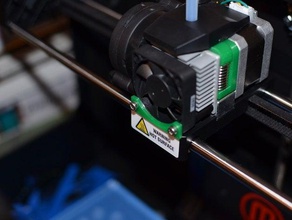 replicator 2 fan spacer 3d yazıcı parçalar rep 3d print model - Mito3D