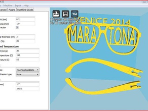 occhiali por maratona accesorios 3d print model - Mito3D