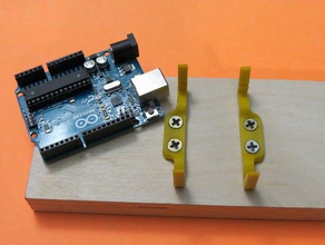 arduino mount tampon elektronik aksesuar monte edin 3d print model - Mito3D