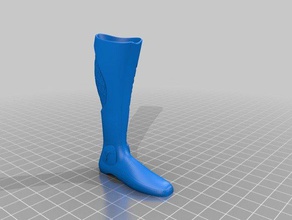 freelancercom prosthesis other 3d bomb boot charity donate leg mine ornament robot speed sport walk 3d print model - Mito3D