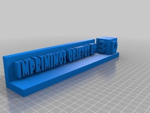 cartel imprimimos objetos 3d printer accessories 3d print model - Mito3D