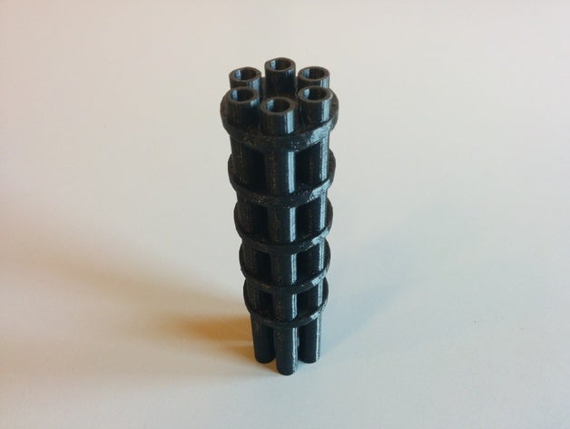 gatling multi-barrel mechanical toys barrel gun toy 3D print model - Mito3D