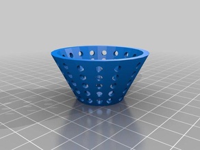 my customized parametric ported plant pot outdoor & garden 3d print model - Mito3D
