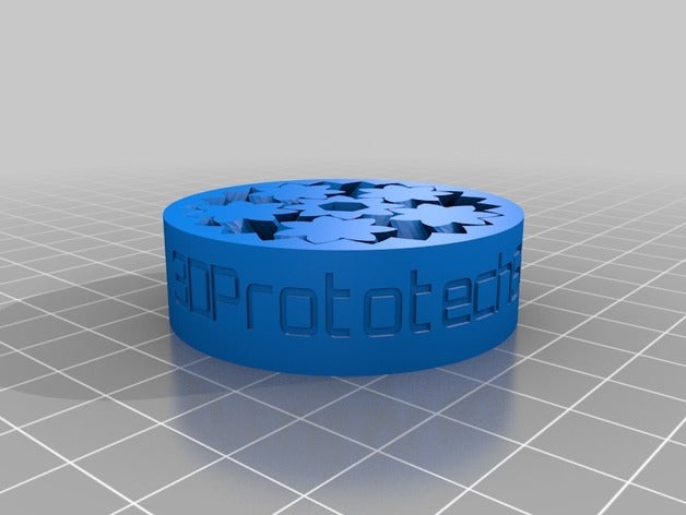 gear bearing text mechanical toys customized 3D print model - Mito3D