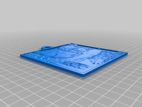 lucy default settings lithopane 2d art customized 3d print model - Mito3D