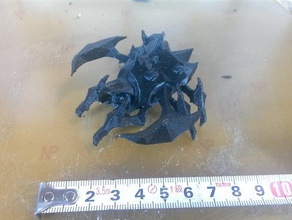 starcraft 2 roach le creature modelli 3d print model - Mito3D