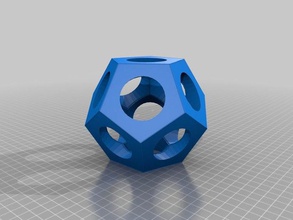 özelleştirilmiş dodecahedron benim heykeller 3d print model - Mito3D