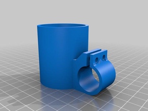 motorcycle lighter mount other 3d print model - Mito3D