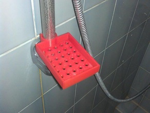 shower tray 25mm bar bathroom shampoing 3d print model - Mito3D
