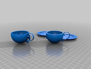copia de jessica taza té servingofshapes La impresión en 3d 3d print model - Mito3D