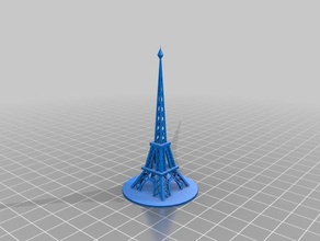 kopieren Eiffelturm schwarz 3d-drucken 3d print model - Mito3D