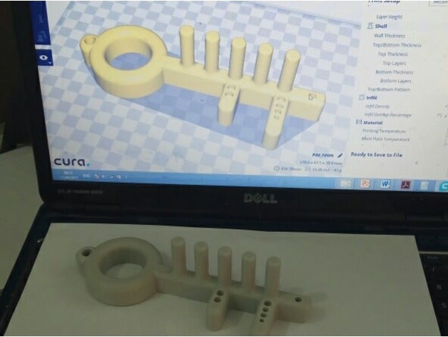 key holder organization 3D print model - Mito3D