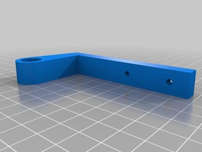 upper seat hinge bracket try bathroom customized 3d print model - Mito3D