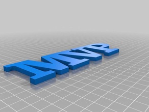 o mvp sinais e logotipos personalizado 3d print model - Mito3D
