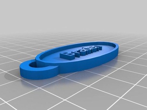 braden keychain keychains customized 3d print model - Mito3D