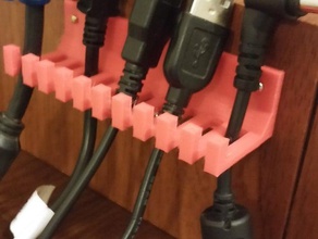 kablo tutucu araç sahipleri & kutu kordon kordonlar ev mini organizasyon Organizatör usb atölye 3d print model - Mito3D