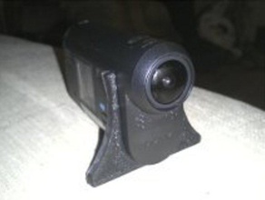 sony as15 stehen Kamera 3d action-cam von stand sonyas15 Kamera-Stativ, hdr-as15 Zeitraffer 3d print model - Mito3D