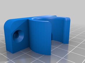 22mm broom handle holder household supplies 3d print model - Mito3D