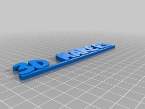 ma connexion personnalisé les signes et logos 3d print model - Mito3D