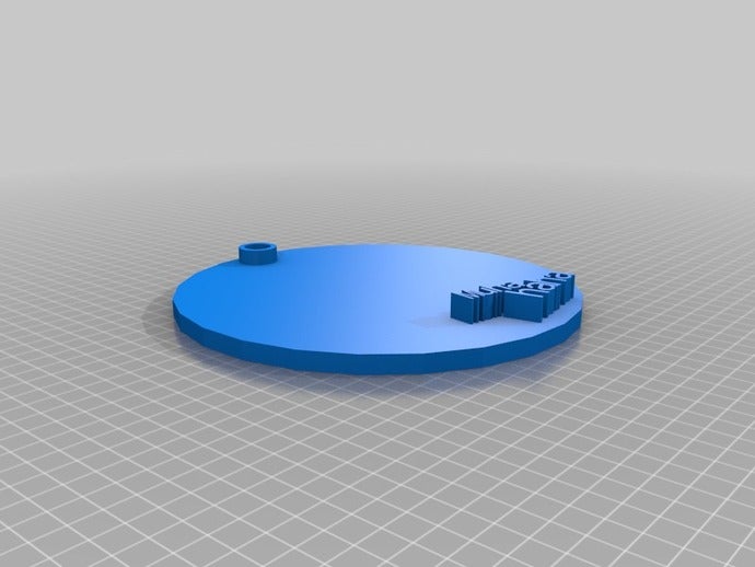 crânio de rir chaveiros personalizado 3D print model - Mito3D