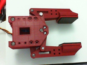 deli mare studios orta-duty robot gripper Robotik adafruit blender robotclaw robothand 3d print model - Mito3D