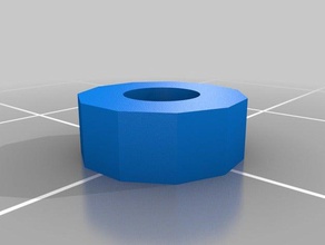 voll parametrizeable Unterlegscheiben Schrauben bed leveling über print 3d-Drucker Teile prusa i3 3d print model - Mito3D