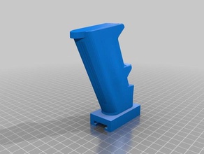 optimizado nerf ar-15 punho de pistola brinquedo & acessórios para jogos aderência gun 3d print model - Mito3D