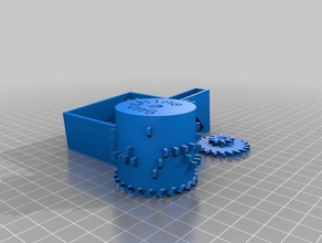 mi sol - personalizados paramétrico de la caja música juguetes mecánicos personalizado 3d print model - Mito3D