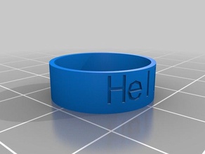 helix rings customized 3d print model - Mito3D