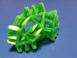 semplici elementi poligonali costruzione i giocattoli 3d le facce la geometria modulare openscad poliedri reprap 3d print model - Mito3D