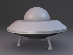 tiny ufo vehicles space spaceship vehicle 3d print model - Mito3D