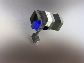 qu-bd 40mm Lüfter servo + z-Sonden-Klammer-ord bot hadron 3d-Drucker Teile ord ord-bot h qu bd z-probe 3d print model - Mito3D
