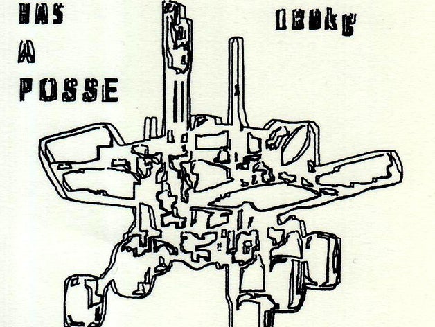 spirito di disegno altri sfida favoriterobots unicorn 3D print model - Mito3D