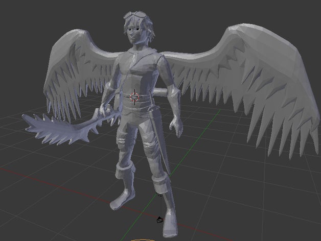 meia celeste arqueiro jogos anjo o jogo rpg tampo de mesa 3D print model - Mito3D