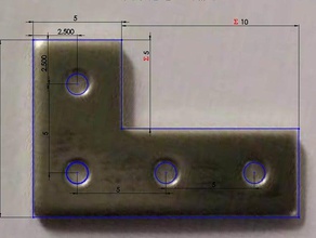 nanobeam l plate construction toys 8020 corner corners bracket makerbeam microrax openbeam 3d print model - Mito3D
