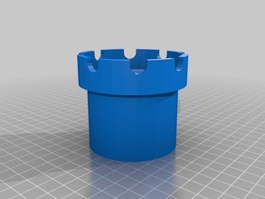 Aschenbecher Auto cup holder Container 3d print model - Mito3D