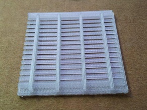 personalizável fishbone lamela gás separação grade de eletrólise personalizador sistemas grelha espinha peixe lamelas membrana slidein 3d print model - Mito3D